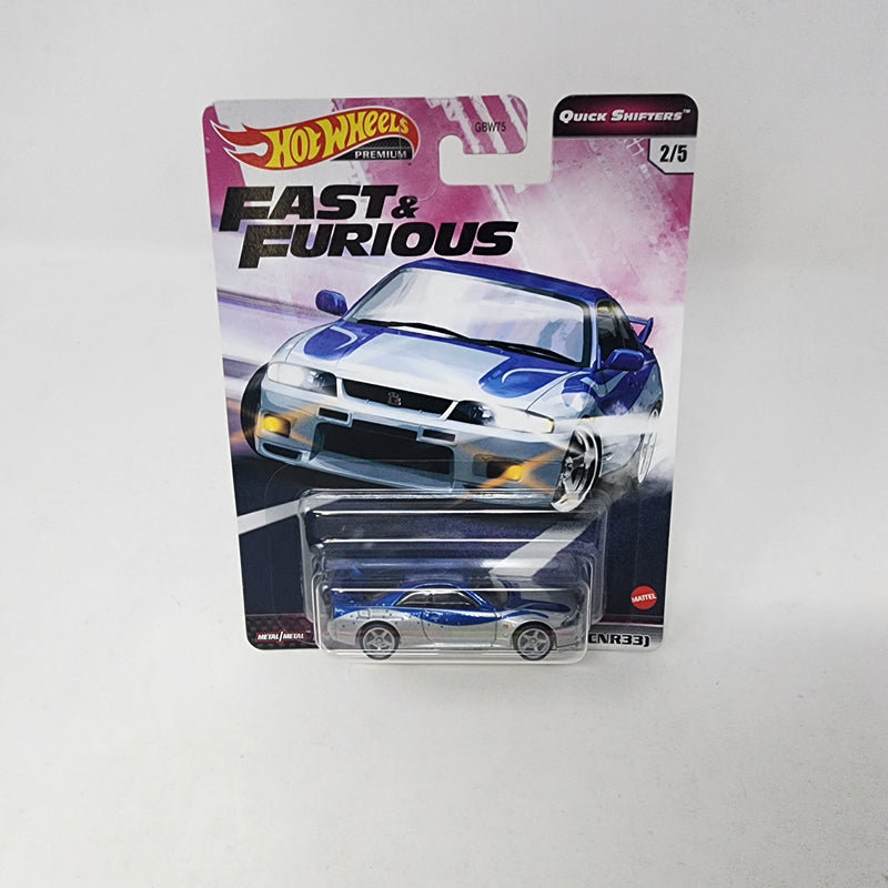 Nissan Skyline GT-R BCNR33 * Hot Wheels Fast & Furious QUICK SHIFTERS