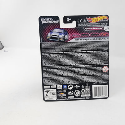 Nissan Skyline GT-R BCNR33 * Hot Wheels Fast & Furious QUICK SHIFTERS