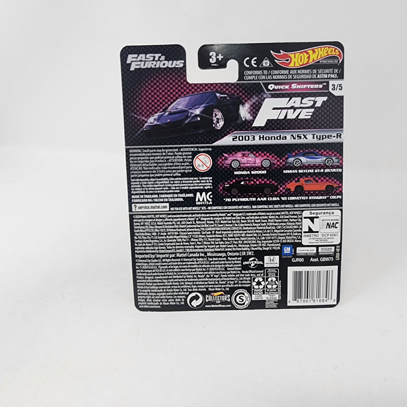 2003 Honda NSX Type-R * Hot Wheels Fast & Furious QUICK SHIFTERS