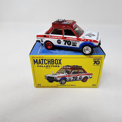 '70 Datsun 510 Rally #3 * Matchbox Collectors LOOSE w/ Box