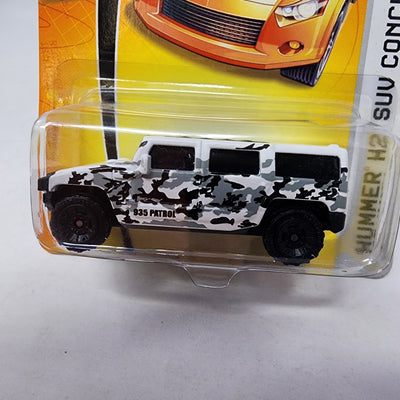 Hummer H2 SUV Concept #75 * White * Matchbox Basic
