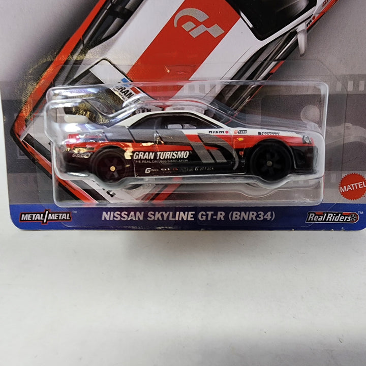 Nissan GT-R Gran Turismo ミニカー Nissan Skyline GT-R (BNR34) * Hot Wheels Premium Pop Culture Gran