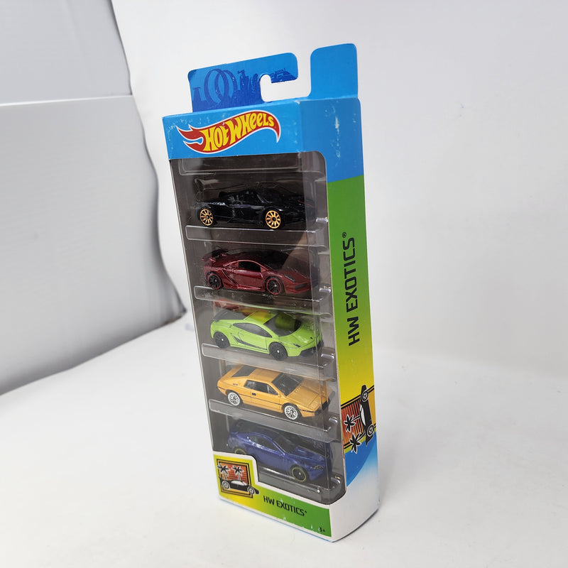 Exotics 5 Pack * Hot Wheels Exotics Pagani, Sesto, Lambo