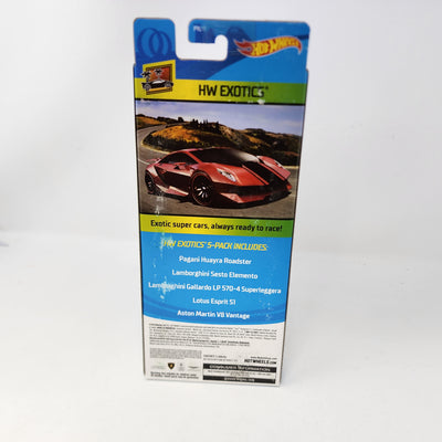 Exotics 5 Pack * Hot Wheels Exotics Pagani, Sesto, Lambo