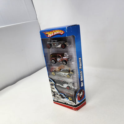 Pirates * 5 Pack * Hot Wheels Gift Pack w/ Rare Bone Shaker