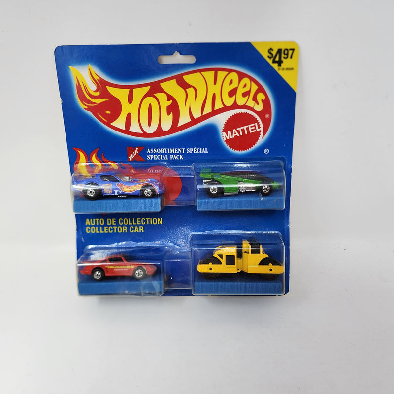 Kmart Assortment Special * 4 Pack * 1990 Hot Wheels Canada