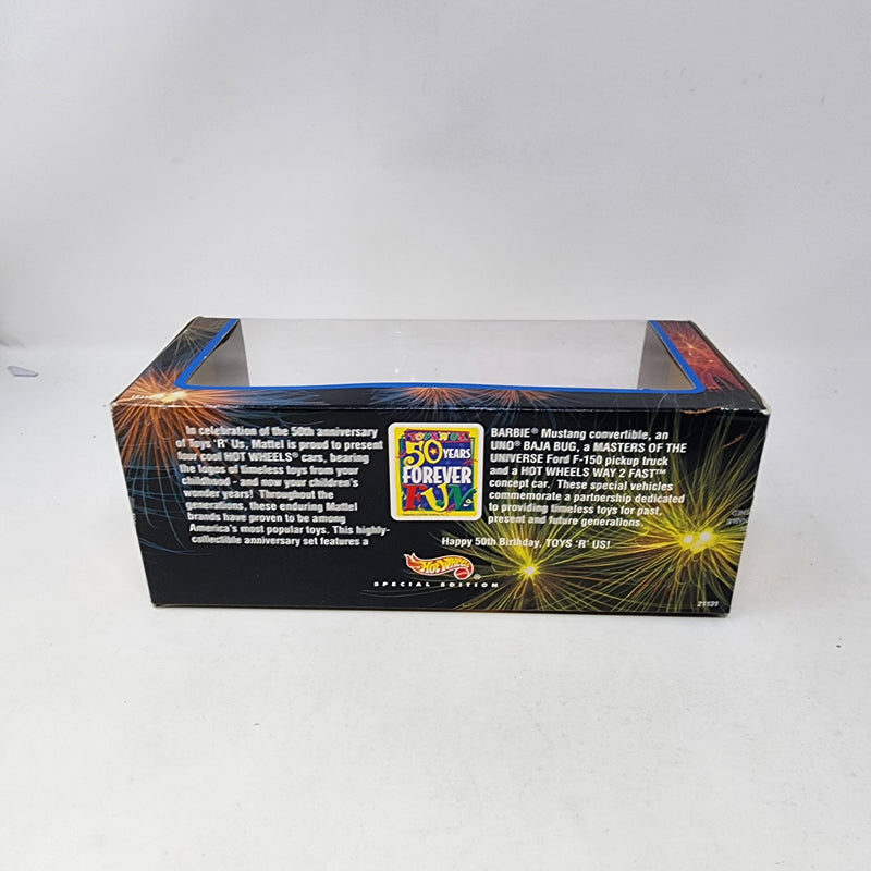 4 Car Set UNO, Barbie, He-Man * Hot Wheels 50 Years Forever Timeless Toys