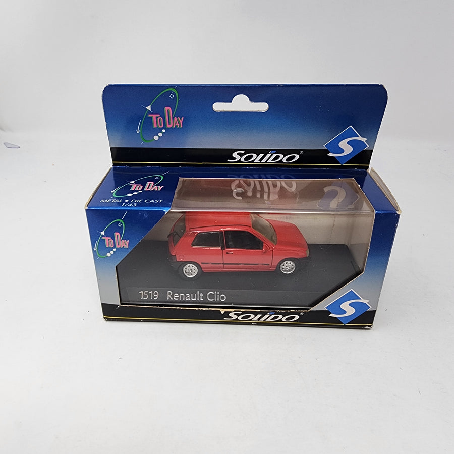 Renault Clio 1519 * RED * Solido Collectibles 1/43 Scale