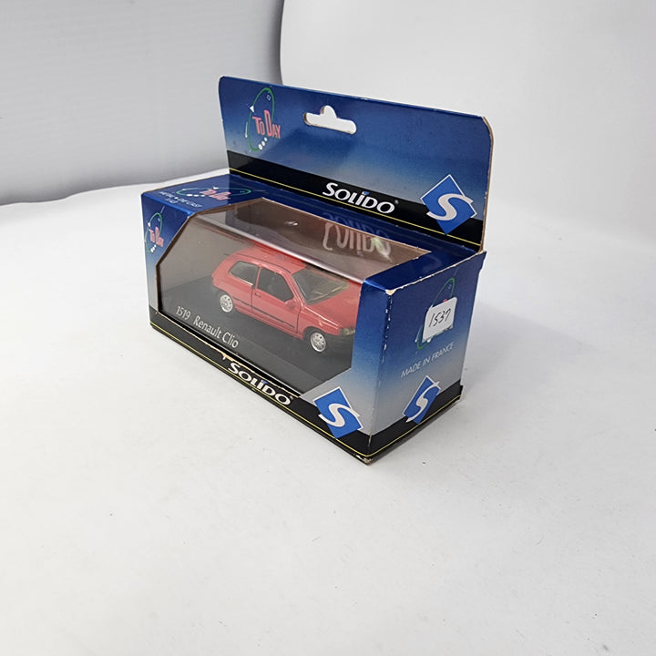 Renault Clio 1519 * RED * Solido Collectibles 1/43 Scale