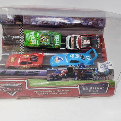 Race and Chase Gift Pack w/ Re-Voting #84 * Disney Pixar CARS New Sealed in Box