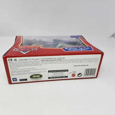 Radiator Springs Shopkeepers * Disney Pixar CARS Supercharged  New Sealed in Box