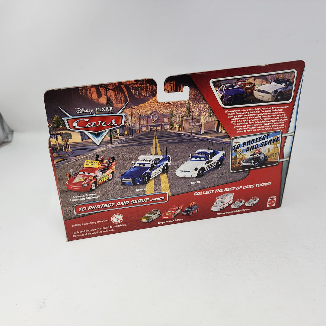3-Car Pack To Protect and Serve * Disney Pixar CARS New in Box