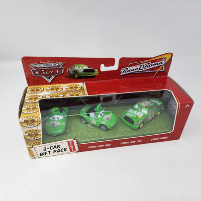 3-Car Gift Pack Race O Rama Chick Hicks & Pit Crew * Disney Pixar CARS