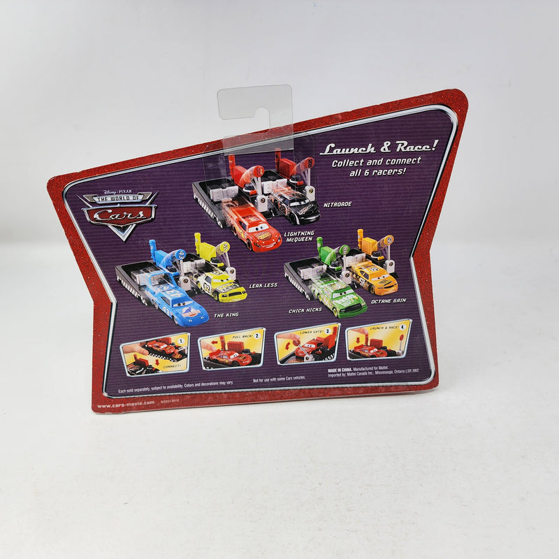 Lightning McQueen Pit Row Race-Off * Disney Pixar The World of CARS