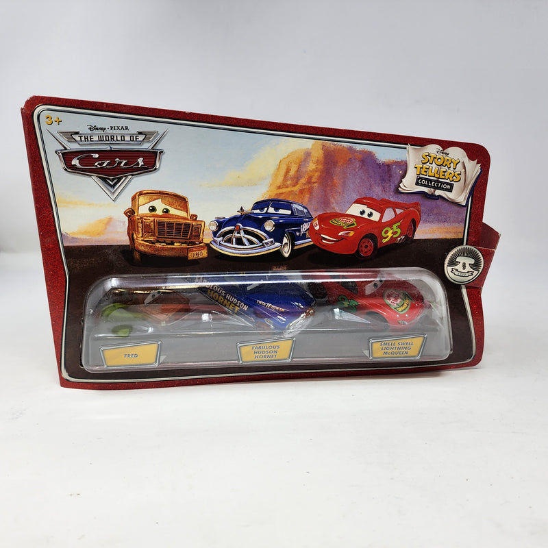 Fred Hudson Hornet, McQueen * Disney Pixar The World of CARS Story Tellers * 3-Pack