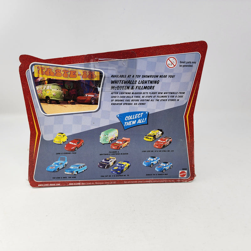Fillmore & Whitewalls McQueen * Disney Pixar The World of CARS  Movie Moments Race O Rama