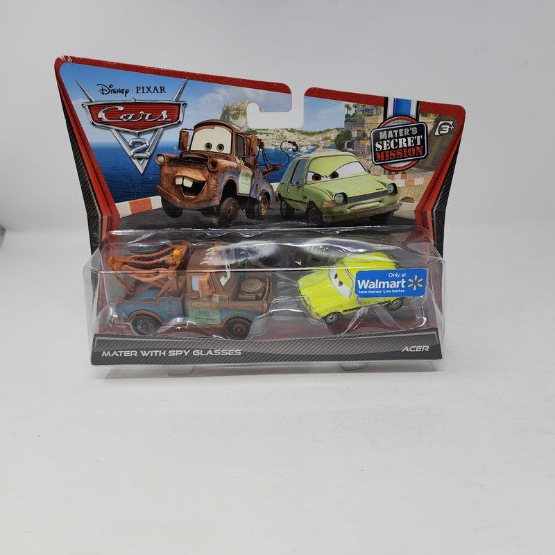 Mater with Spyglasses & Acer * Disney Pixar The World of CARS Mater&