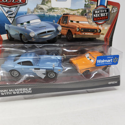 Finn McMissile with Weapon & Grem * Disney Pixar The World of CARS Mater's Secret Mission