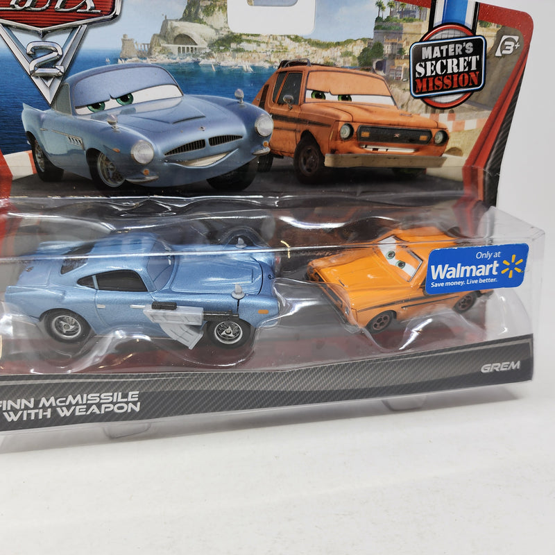 Finn McMissile with Weapon & Grem * Disney Pixar The World of CARS Mater&