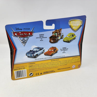 Finn McMissile with Weapon & Grem * Disney Pixar The World of CARS Mater's Secret Mission