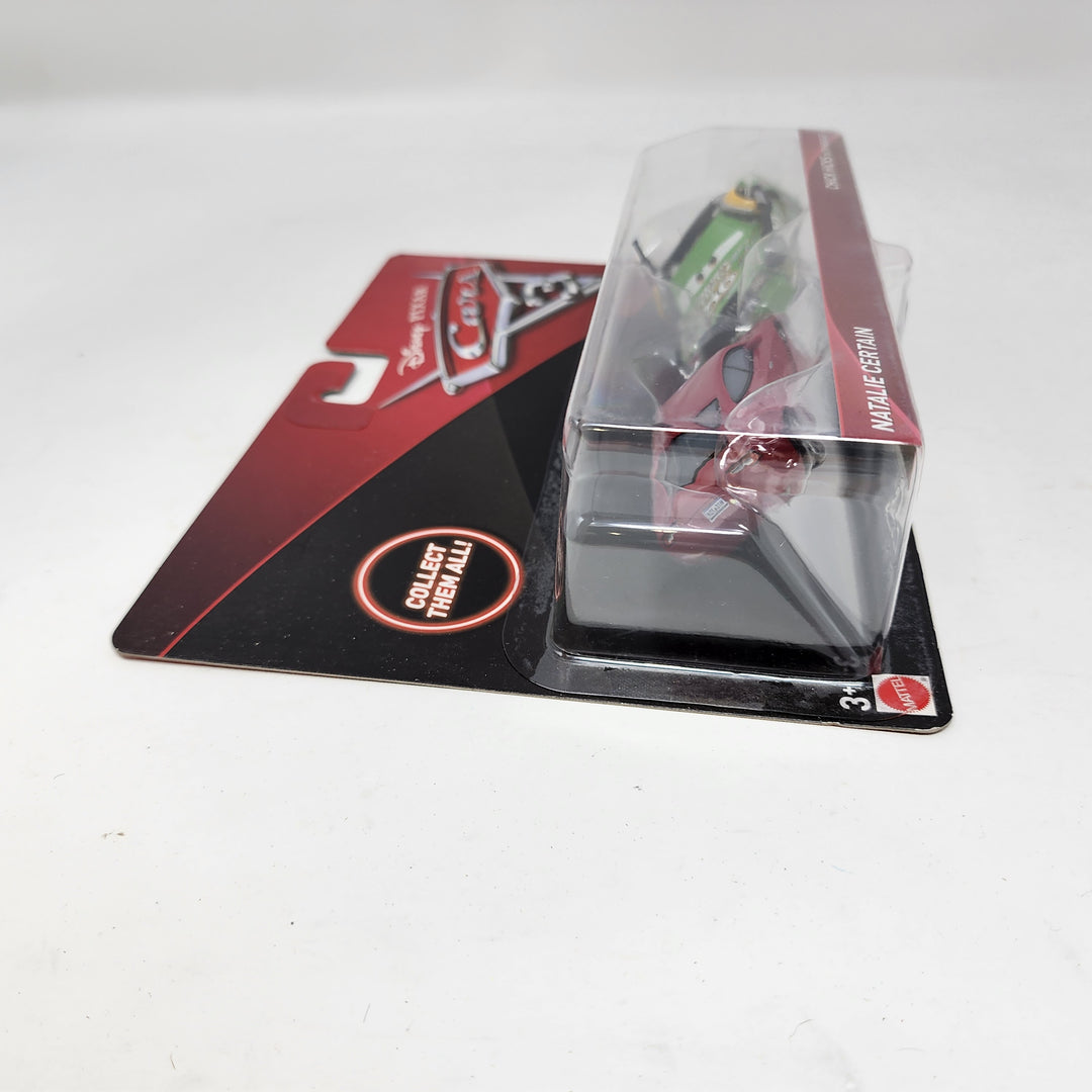 Natalie Certain & Chick Hicks with Headset * Disney Pixar CARS 3