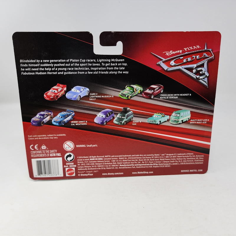 Lightning McQueen as Chester Whipplefilter & Luigi & Guido with cloth * Disney Pixar CARS 3