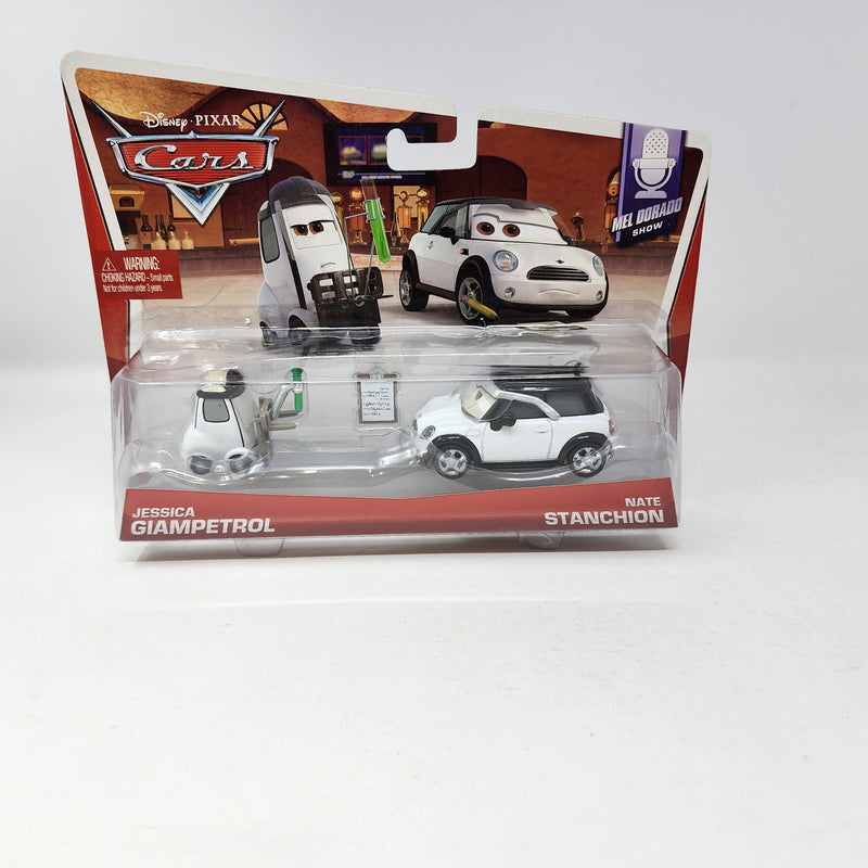 Jessica Giampetrol & Nate Stanchion Mel Dorado * 2-Pack * Disney Pixar Cars