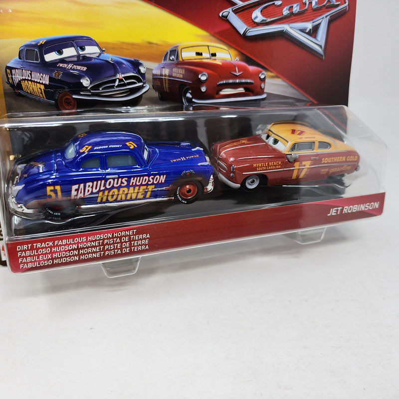 Dirt Track Hudson & Jet Robinson * 2-Pack * Disney Pixar Cars