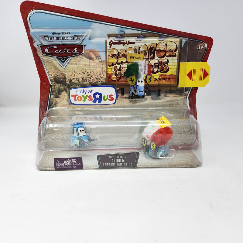 Guido & Ferrari Fan Guido * Movie Doubles * Disney Pixar CARS Toy R Us Only!