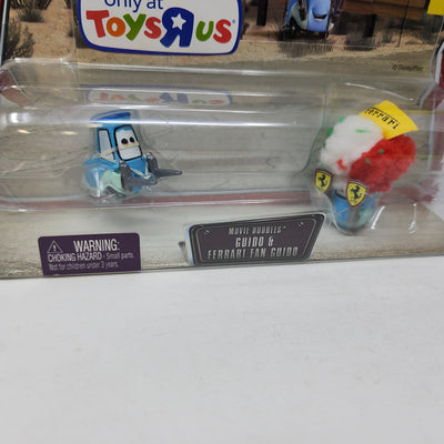 Guido & Ferrari Fan Guido * Movie Doubles * Disney Pixar CARS Toy R Us Only!