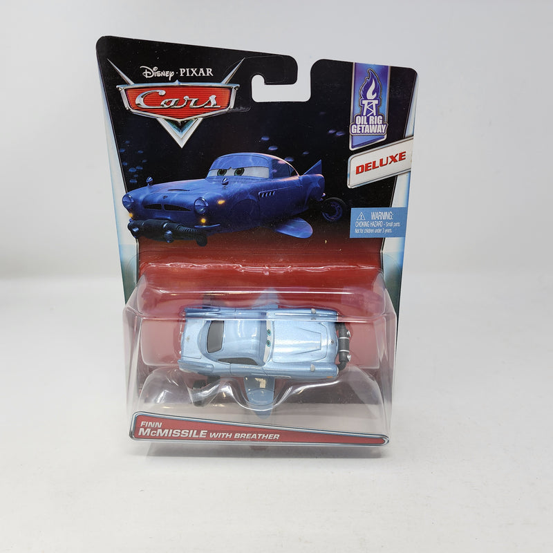 Finn McMissile with Breather Oil Rig Getaway * Disney Pixar CARS * Deluxe Series