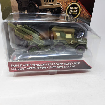 Sarge with Cannon * Disney Pixar CARS * Deluxe Series