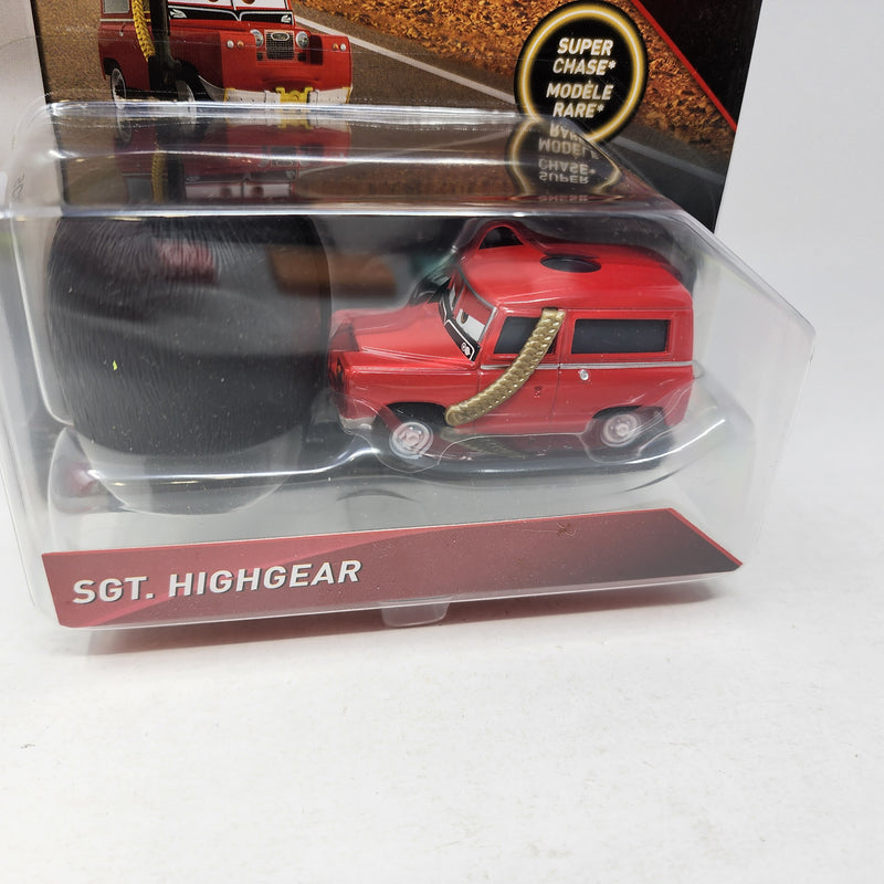 SGT. Highgear Super Chase Rare! * Disney Pixar CARS * Deluxe Series