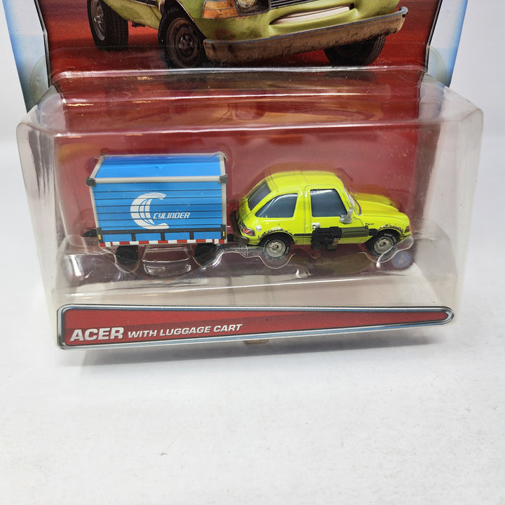 Acer with Luggage Cart * Disney Pixar CARS * Deluxe Series