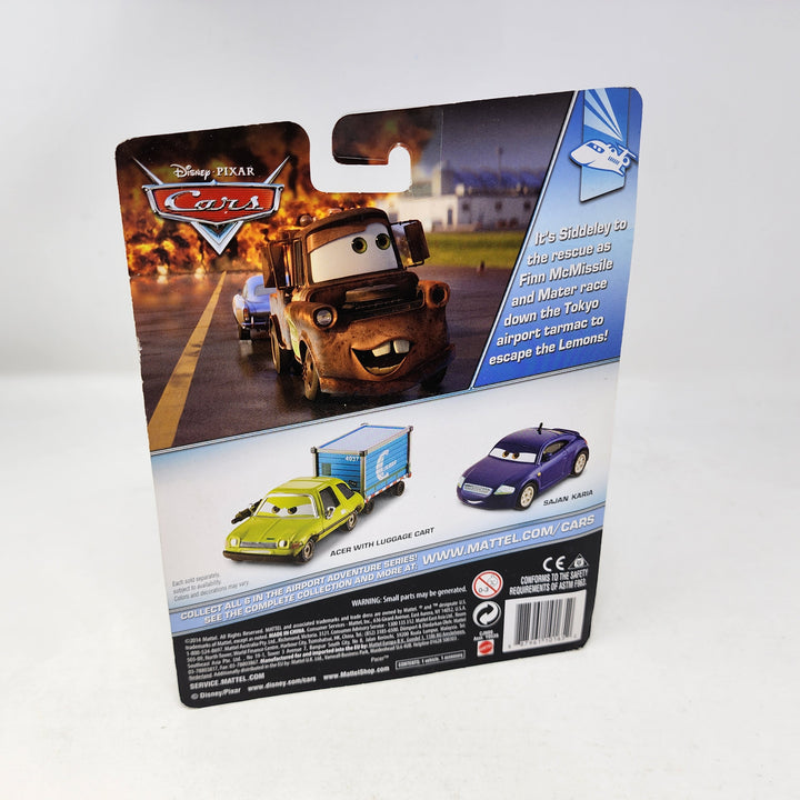Acer with Luggage Cart * Disney Pixar CARS * Deluxe Series