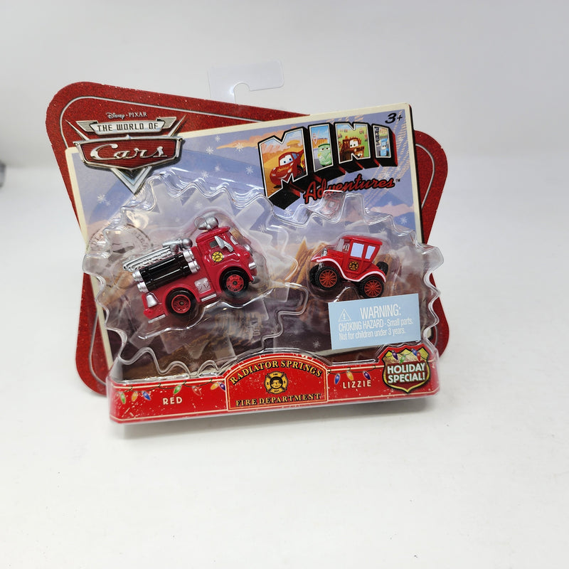Red & Lizzie Radiator Springs Fire Dept. Holiday Special * Disney Pixar The World of CARS