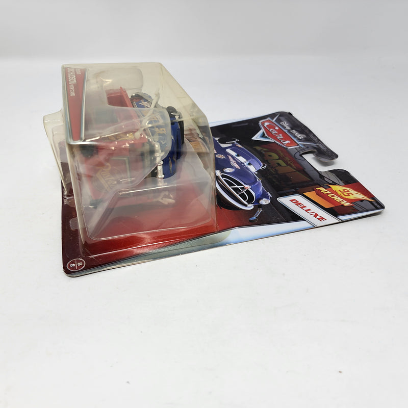 Fabulous Doc Hudson with Stand Pit Crew * Disney Pixar CARS * Deluxe