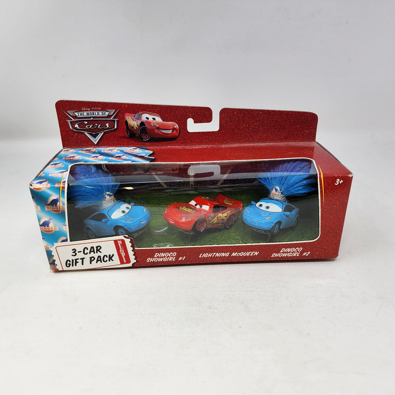 McQueen & Dinoco Showgirls * Disney Pixar CARS 3-Car Gift Pack