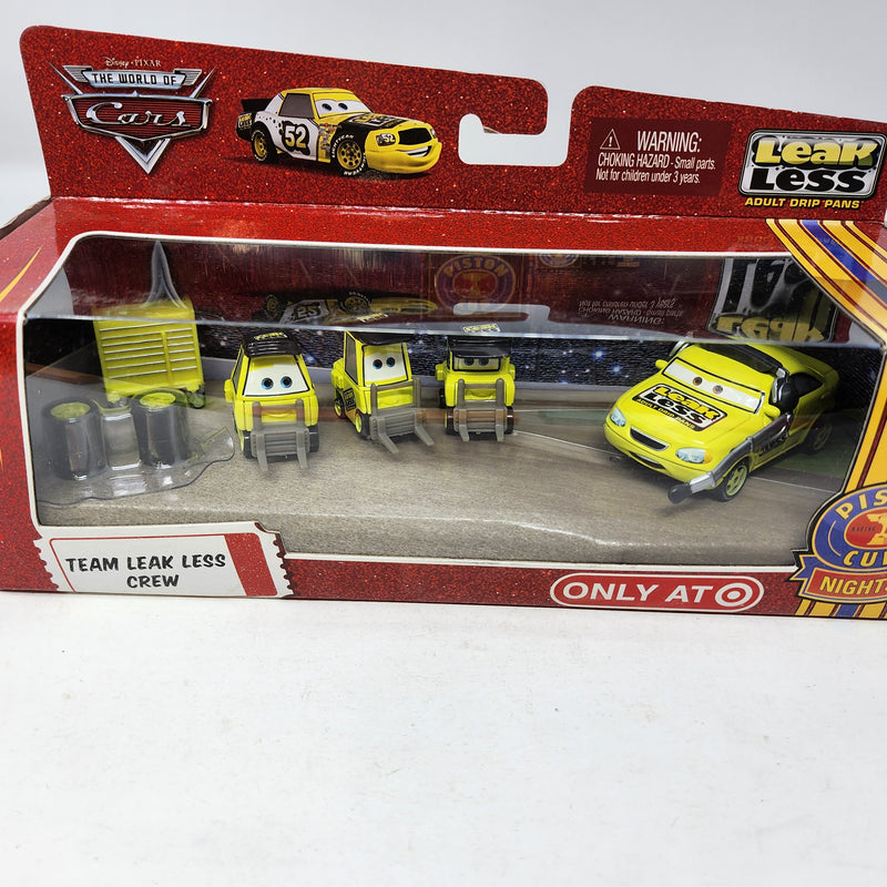 TEAM LEAK LESS CREW Chief Pitty Piston Cup Nights * Disney Pixar CARS