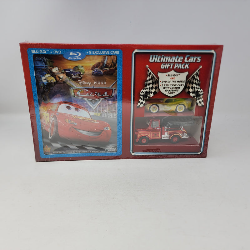 2009 Disney Pixar CARS Blu-Ray DVD Ultimate Gift Pack Gold McQueen Ransburg