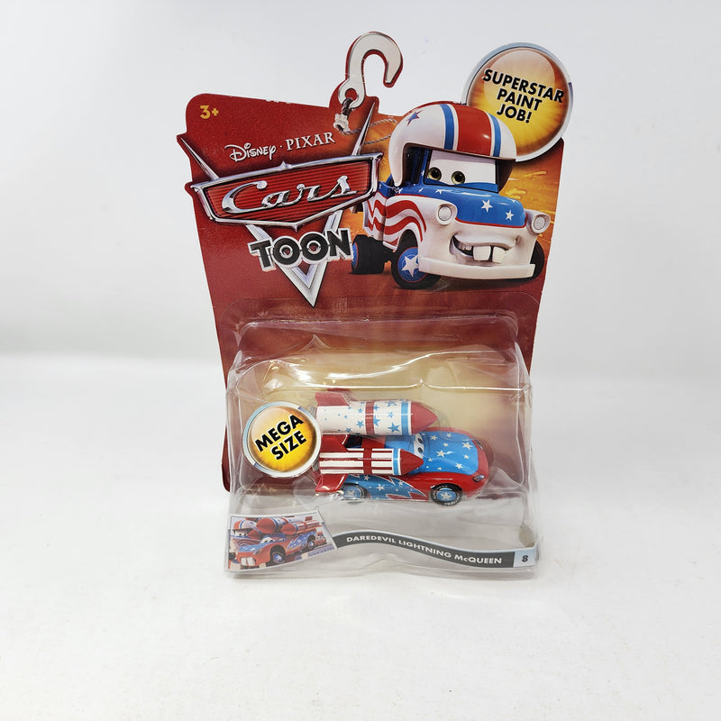 Daredevil Lightning McQueen * Disney Pixar CARS TOON * Mega Size
