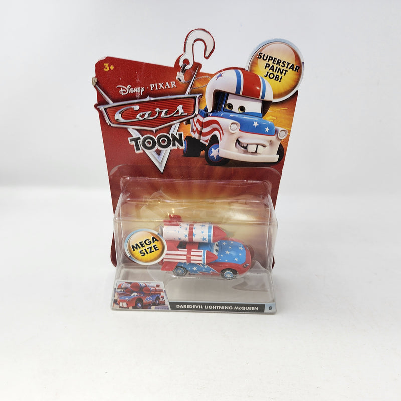 Daredevil Lightning McQueen * Disney Pixar CARS TOON * Mega Size