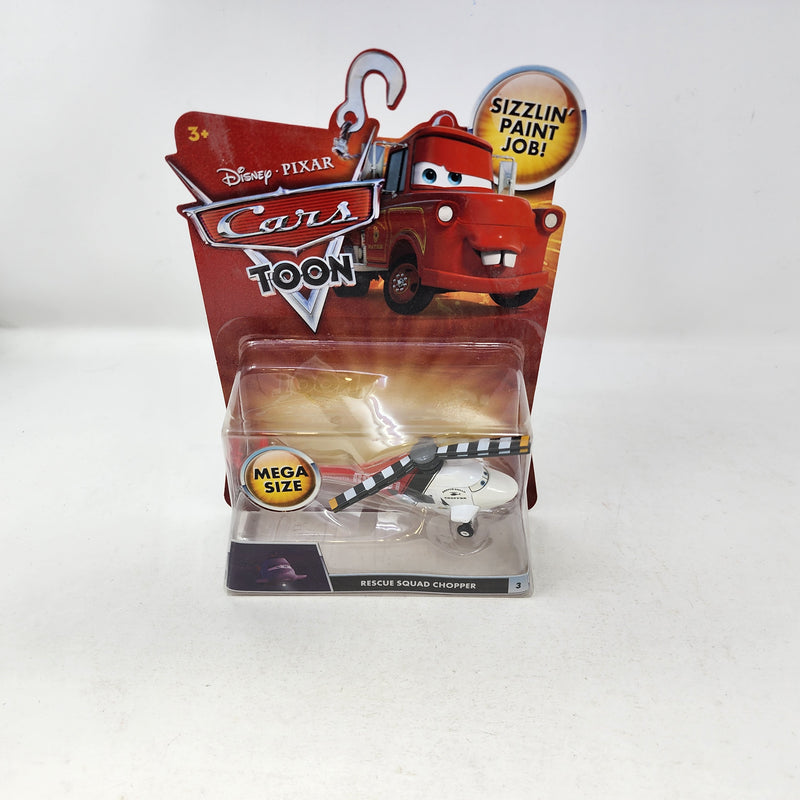 Rescue Squad Chopper 3 * Disney Pixar CARS TOON * Mega