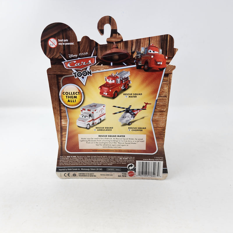Rescue Squad Chopper 3 * Disney Pixar CARS TOON * Mega