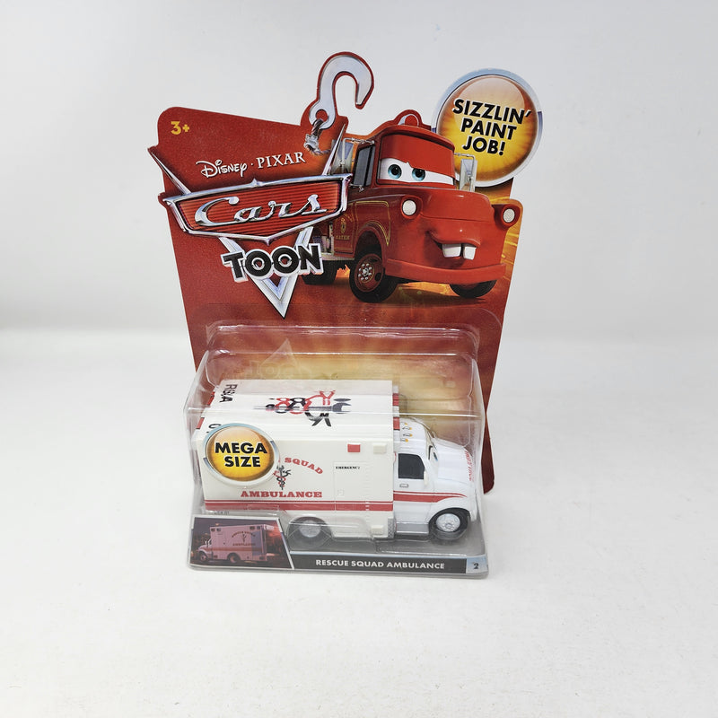 Rescue Squad Ambulance 2 * Disney Pixar CARS TOON * Mega