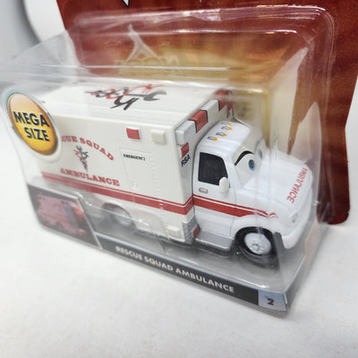 Rescue Squad Ambulance 2 * Disney Pixar CARS TOON * Mega