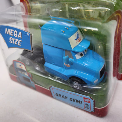 Gray Semi #10 * Disney Pixar CARS * Mega Size