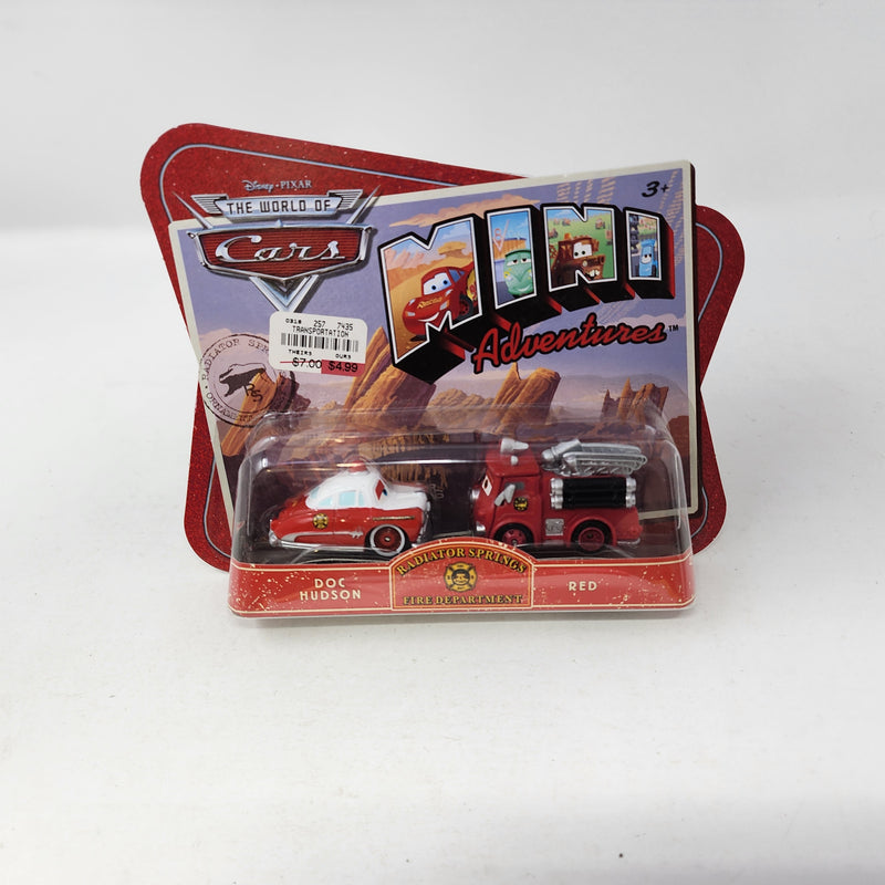 Mini Doc Hudson & Red Fire Dept. * Disney Pixar CARS * Mini Adventures