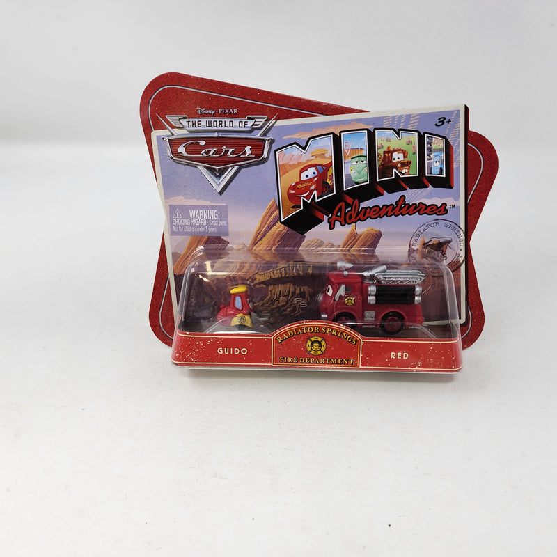 Mini Guido & Red Fire Dept. * Disney Pixar CARS * Mini Adventures