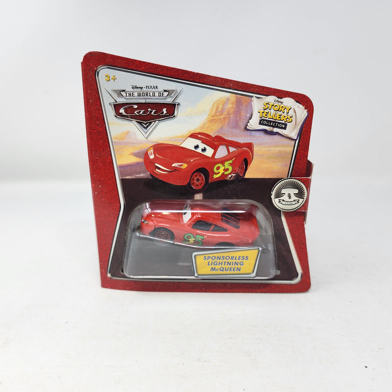 Sponsorless Lightning McQueen * Disney Pixar The World of CARS Story Tellers
